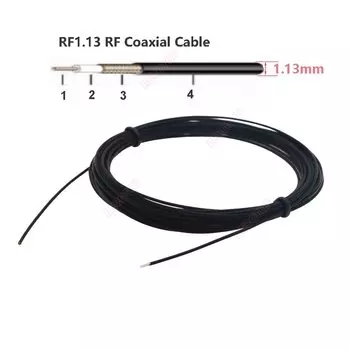 BEVOTOP Micro RF Coaxial Cable 1.13 мм 2 метра