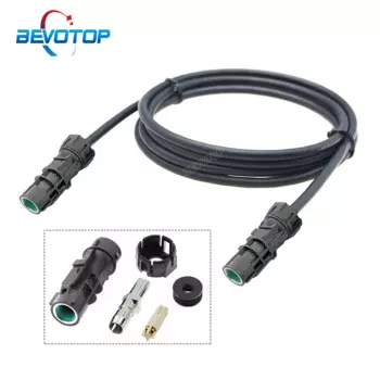 BEVOTOP Новый HSD-кабель 4 Pin водонепроницаемый код A разъем «гнездо-гнездо» кабель LVDS высокоскоростной 4 ядра 535 жгут проводов 10 см ~ 10 м