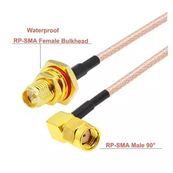 BEVOTOP RG316 водонепроницаемый SMA-RP-SMA кабель