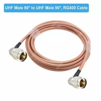 BEVOTOP RG400 коаксиальный кабель UHF male-male 90 градусов