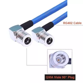 BEVOTOP RG402 кабель QMA Штекерный разъем, полугибкий штекер 141 Pigtail 50 Ом, высокочастотный Тестовый Кабель, линия