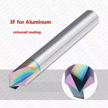 BEYOND Концевая фреза HRC55, твердосплавная угловая фреза для снятия фаски, 2 3 канавки 3 мм 6 мм 8 мм 10 мм 12 мм 20 мм, 50