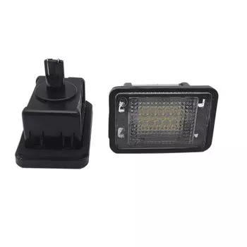 Без ошибок, автомобильный фонарь с идентификационным номером, лампа для номерного знака для Benz GLK X204 2007-2013 A2048200156, 2 шт.