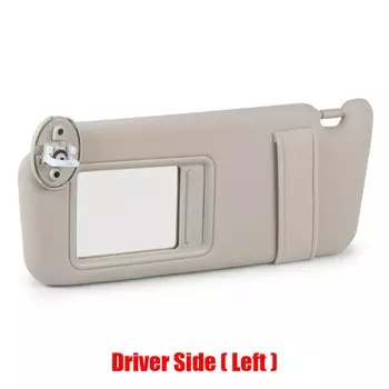 Бежевый солнцезащитный козырек для Toyota Venza 09-16, левый водитель и правая сторона пассажира с люверсом и фотозеркалом 74320-0T021-A1,74310-0T021-B1