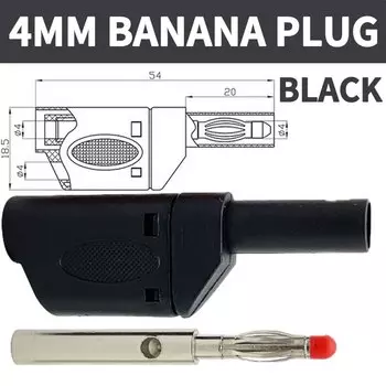 Безопасные изолированные провода для мультиметра 4 мм