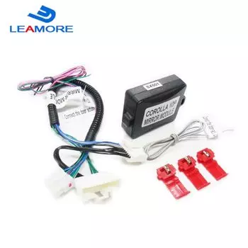 Безопасный автомобильный комплект складных зеркал для Camry (2008-2017) обеих боковых зеркал складывания/закрытия с оригинальным пультом дистанционного управления