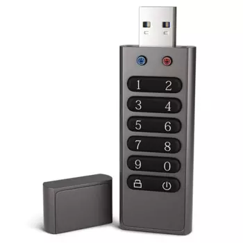 Безопасный USB-накопитель, USB-накопитель с шифрованием 64 ГБ, аппаратная память с паролем и клавиатурой U-диском Flash