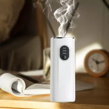 Безводный диффузор эфирного масла, портативный маленький, с 3 настройками таймера, умный диффузор, Ароматический диффузор для спальни, домашнего автомобиля