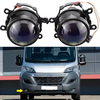 Bi светодиодный Противотуманные фары Hyperboloid, линзы проектора для Citroen Jumper 290 295 2014 2015 2016 2017 2018-2020 H11 HID, линзы проектора