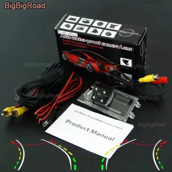 BigBigRoad Автомобильная интеллектуальная динамическая трековая камера заднего вида, камера заднего вида для Jeep Compass Liberty Grand Cherokee Patriot