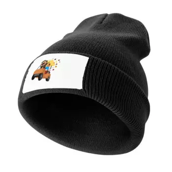 Bigfoot Sneaky Sasquatch Golf Player Вязаная шапка с козырьком Рыболовная шапка Женская одежда для гольфа Мужская