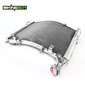 BIKINGBOY для Triumph Daytona 675 06 07 08 09 10 11 12 13 14 15 16 17 18 19 20 радиатор охлаждения двигателя, кулер для воды, алюминий