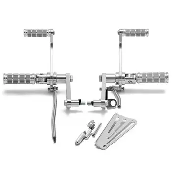 BIKINGBOY для XVS 1100 V-Star Custom Midnight Silverado Classic 99 00 01 02 03 04 05 06 07 08 09 4 дюйма, передние контрольные задние комплекты Peg