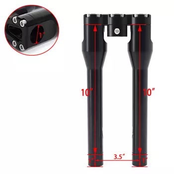 BIKINGBOY Dyna Street Bob FXDB Super Glide FXDC Low Rider FXDL Softail Sportster 1 "22 мм Зажим на руль 7 "8" 10" 11"