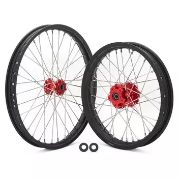 BIKINGBOY Передняя 19 дюймов 1,4 дюйма / 14 дюймов 2,15 дюйма Задняя ступица обода колеса 16 дюймов 1,85 дюйма / 14 дюймов 2,15 дюйма для Talaria Sting Electric Dirt 36 + 36 спиц MX