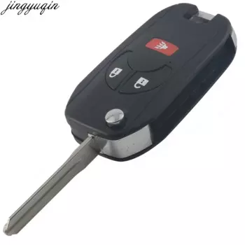 Bilchave 10 шт./партия, 3 кнопки, откидной Складной Дистанционный чехол для ключей автомобиля, корпус для брелока, чехол для стайлинга Nissan Cube Juke Rogue