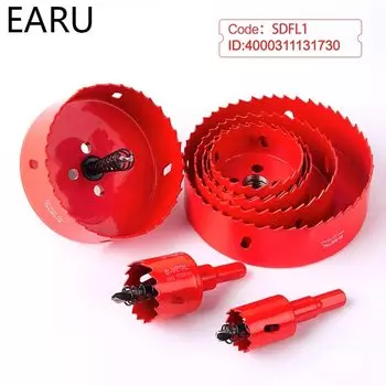 Биметаллические кольцевые пилы EARUELECTRIC для дерева 16-200 мм