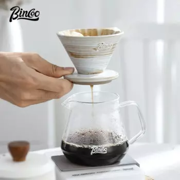 BINCOO Xingcui, чашка с фильтром для кофе ручной работы, керамическая чашка с капельным фильтром, набор кофейников, кофейная посуда
