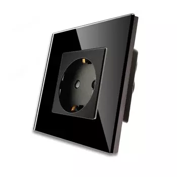 Bingoelec настенная розетка из стекла 16А