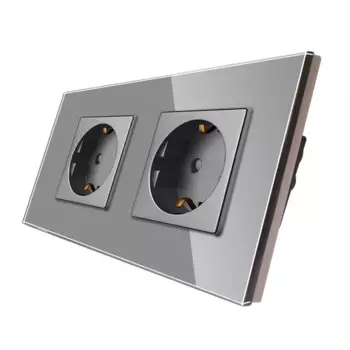 Bingoelec настенная розетка стеклянная 16А