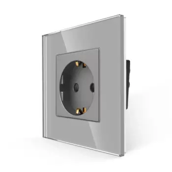 Bingoelec серые стеклянные выключатели