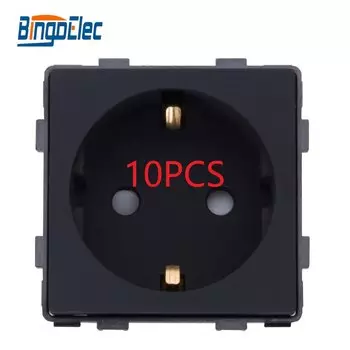 Bingoelec стеклянная панель для розетки 45x45 мм 16А