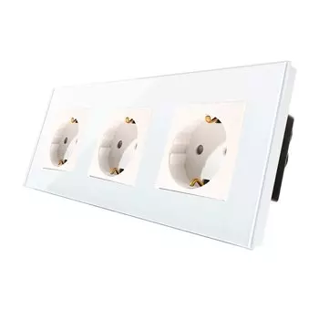 Bingoelec тройные розетки белые серые черные