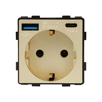 Bingoelec Золотой настенный переключатель