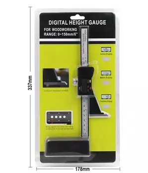 Binoax 0-150 мм цифровой дисплей высотомер Высокая точность глубина диафрагма с магнитными самостоятельными ножками