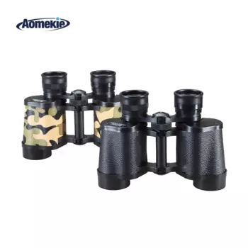 Бинокль AOMEKIE 8x30, FMC, с оптической стеклянной линзой, для охоты, наблюдения за птицами, военный, с компактной сумкой