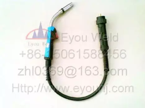Binzel 24KD CO2 Газовая Сварочная горелка с воздушным охлаждением 300 а 3 м кабели (около 10 футов) Ergoplus для MIG/MAG аппарата (MB24)
