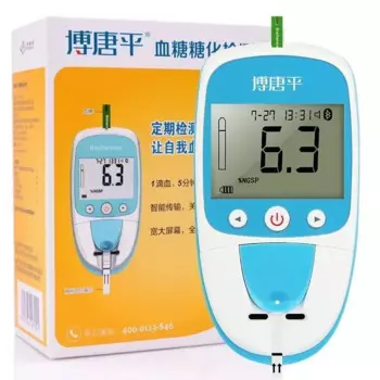BIOHERMES Rapit тест карманная портативная ручка HbA1C анализатор Измеритель группы крови оборудование для тестирования глюкозы тест-полоски тест на сахар!