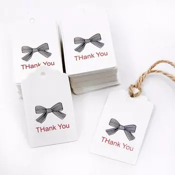 Бирки из картона Tissy, 100 шт.