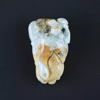 Бисер из натурального нефрита, 52x31x23 мм, 57,4 г