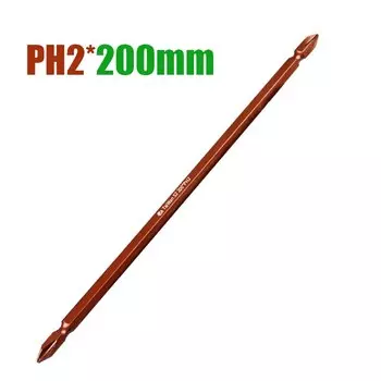 Бита для магнитной отвертки LAOA, удлиненная бита для электрической отвертки, Двусторонняя отвертка Phillips