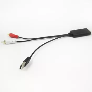 Biurlink RCA USB 5 В-12 В Bluetooth аудио адаптер микрофон громкой связи для BMW для Audi для Honda для Toyota для Nissan
