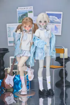 BJD4 4-конечная Кукла одежда Медведь девочка медведь яйцо Кролик бобов MDDMSD детская одежда матросский костюм комплект из 4 предметов для мужчин и женщин новый стиль