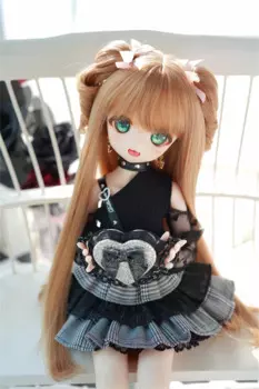 BJD/DD/SD игрушечный парик для 1/3, 1/4 и 1/6 высокотемпературных шелковых париков, длинные волосы, аксессуары для кукол bjd (без куклы)
