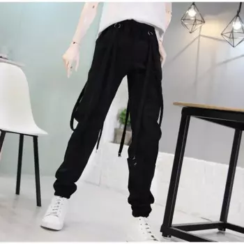 BJD Кукла Одежда Костюмы 1/3 1/4 Размер дяди черные мужские повседневные брюки с двумя карманами с ремешком на ноги брюки и брюки куклы аксессуары