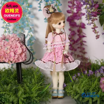 BJD одежда 1/4 кукла белое платье с цветочным рисунком для тела куклы RL YF4 до 34/YF4-396 аксессуары для куклы