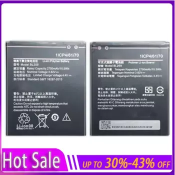BL 259 протестировано 3,82 В 2750 мАч BL259 для Lenovo Vibe K5/K5 Plus/A6020 A6020A40 A6020A46 Батарея, гарантия + трек НЕТ