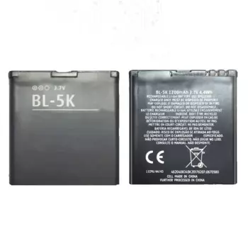 BL-5K 1300 мАч для Nokia N85 N86 N87 8MP 701 X7 C7 00 BL 5K Сменный аккумулятор для мобильного телефона