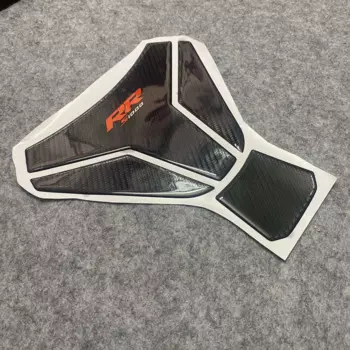 Черная карбоновая пайка, 3D полимерная накладка на бак для BMW S1000RR S1000 RR S1000R, наклейка на мотоцикл, декоративная защита, паличный бак