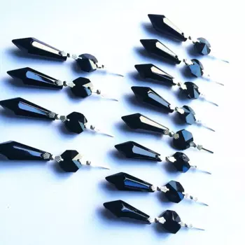 Хрустальные люстры TZ, черные, 20 шт.