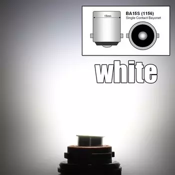 BLALION 2 Шт. P21/5W BA15S 1156 Светодиодный Указатель Поворота 12 В 7000 К Белый/Желтый Универсальный Подходит Для Парковочн...