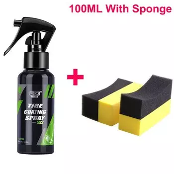 Блеск автомобильных шин Блеск для шин Спрей для остекления шин Keep Tire Черное резиновое защитное покрытие для автомобильных шин 100 мл Воск для автомобильных шин Полировка для шин
