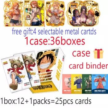 Блестящая карта из коллекции One Piece, Луффи боа нами бустер, Подарочная коробка, подарок для хобби