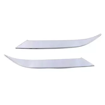 Блестящая серебряная рама для автомобильной фары из нержавеющей стали, отделка для Changan Cs55 Plus 2022 2023 2024, аксессуары для 2-го интерьера автомобиля