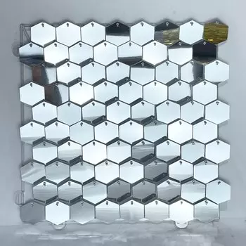 Блестящая стеновая панель 30x30 см
