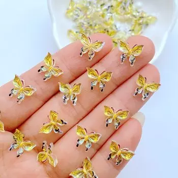 Блестящие бабочки из смолы TSXJY 50 шт